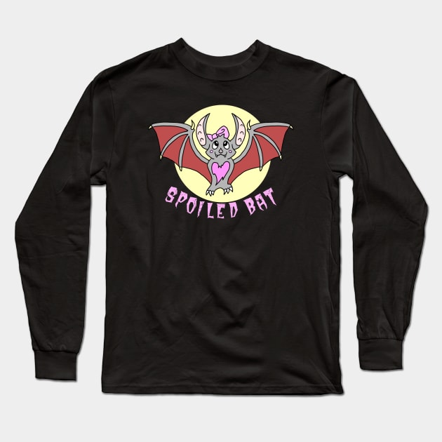 Spoiled Bat Long Sleeve T-Shirt by SNK Kreatures